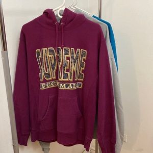 Supreme Paisley Fuck Em All Hoodie